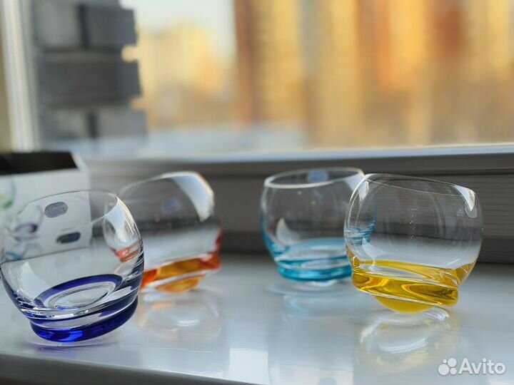 Хрустальные стаканы Bohemia