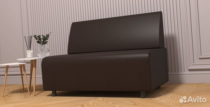 Кожзам диван офисный