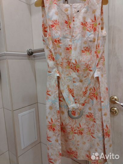 Corolinе Biss платье Бельгия хлопок миди 50-52р