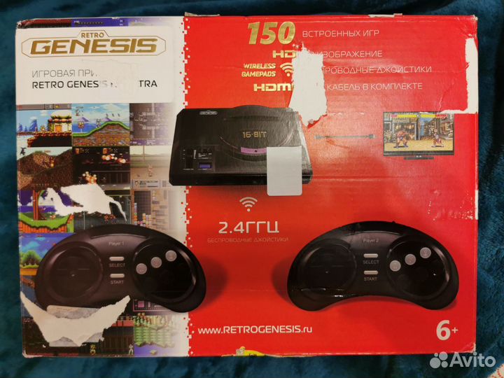 Игровая приставка Retro Genesis HD Ultra 150 игр