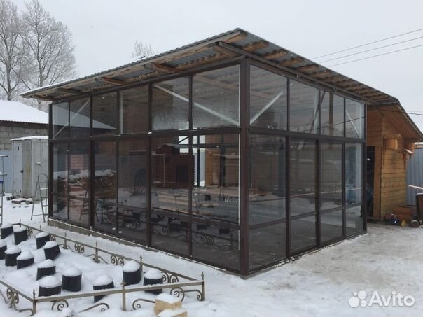 Остекление террас, веранд