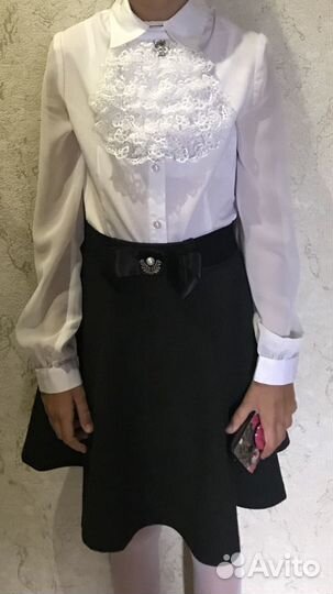 Блузка школьная