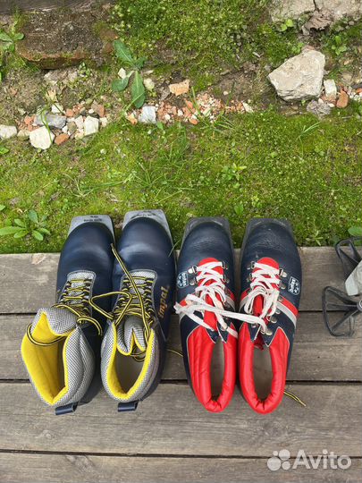 Лыжи беговые и ботинки