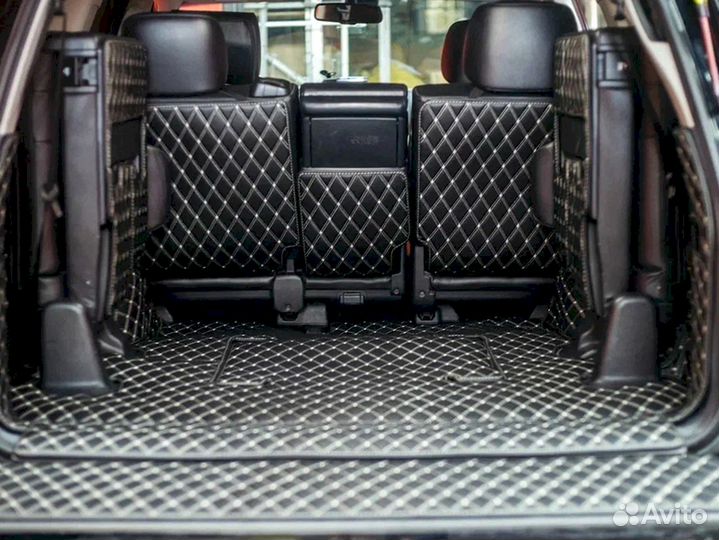 3D коврики из экокожи Land Cruiser Prado