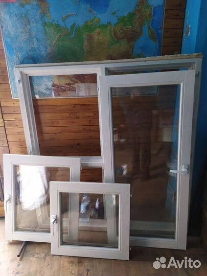 Деревянные окна со стеклопакетом бу