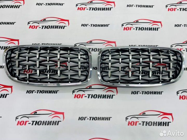 Ноздри BMW 3 F30 Даймонд хромированные Bmw