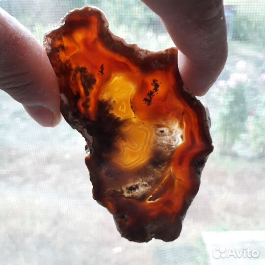 1) Сердоликовый Агат(2) Сердолик