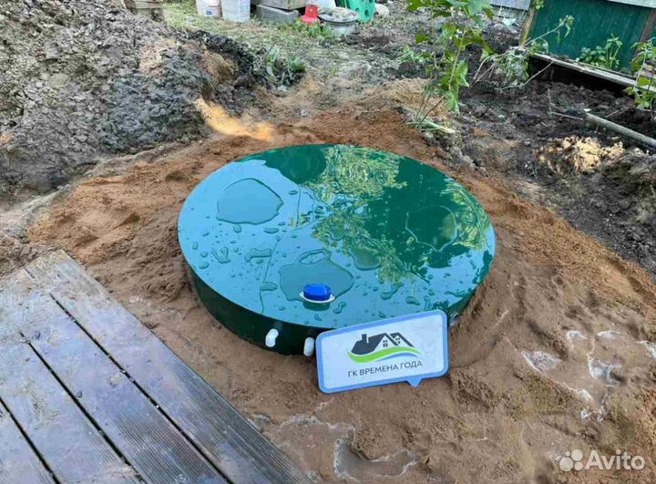 Септик из бетонных колец