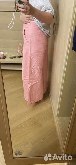 Льняные кюлоты женские