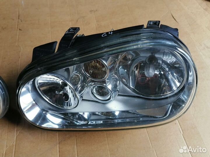 Фары передние VW Golf 4, VAG 1J1941016B (Valeo)