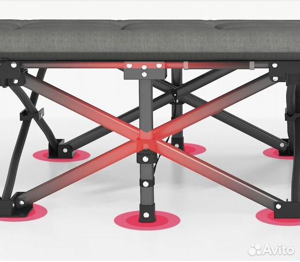 Раскладушка туристическая 2шт