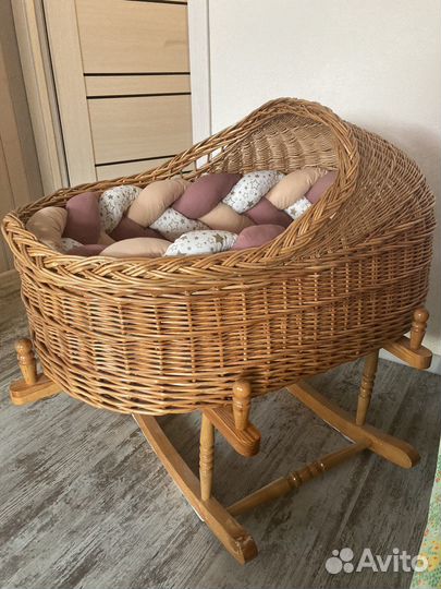 Люлька колыбель плетеная