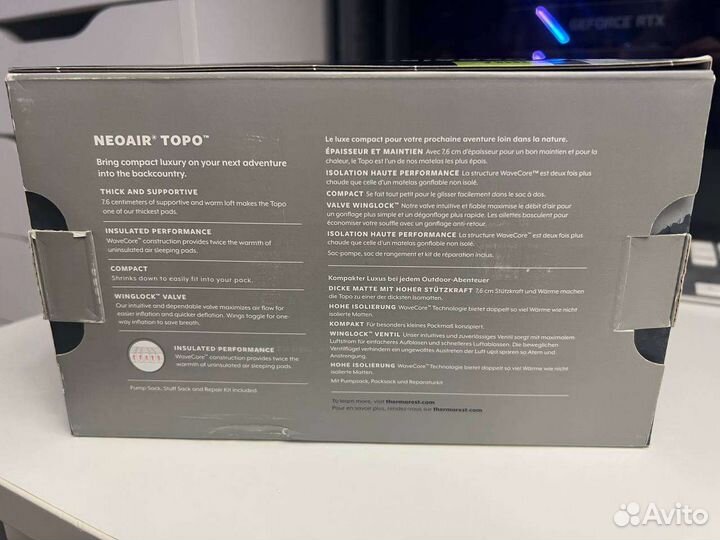 Спальный коврик Therm-A-Rest NeoAir Topo, R