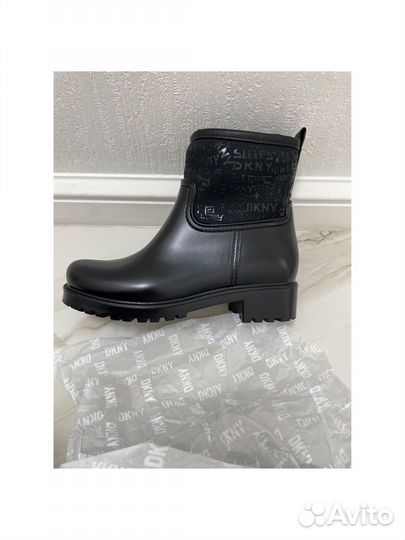 Dkny ботинки 38 (8) новые оригинал черные