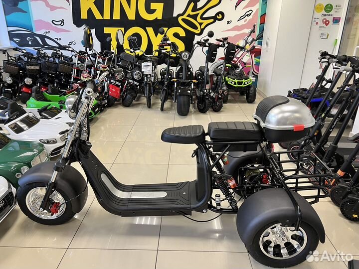Электроскутер Trike GT X11 PRO 3000W Матовый Чер