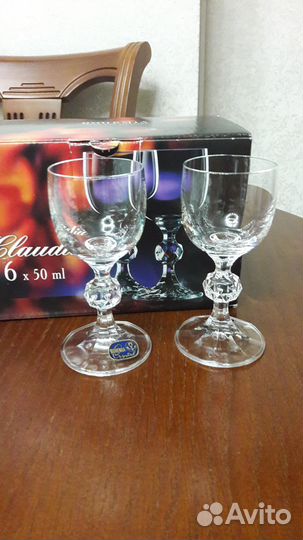 Рюмки бокалы bohemia 50 мл