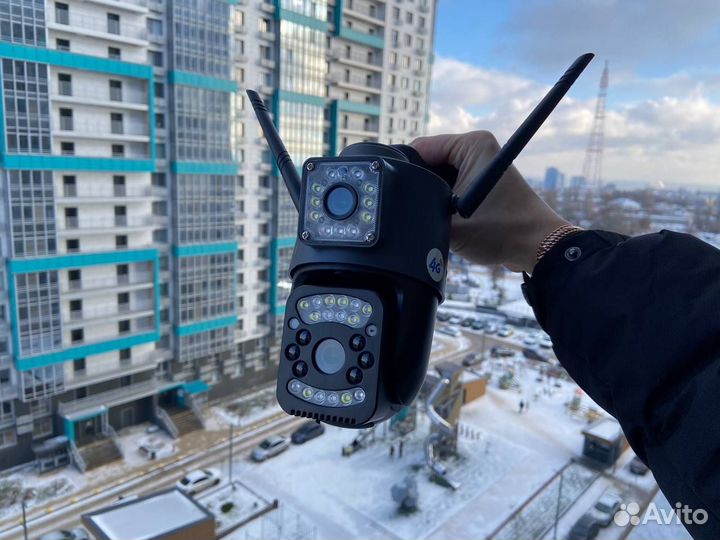 Камера видеонаблюдения уличная с симкартой 4 g