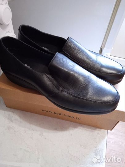 Туфли демисезонные женские из натуральной кожи
