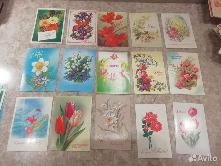 Открытки СССР чистые