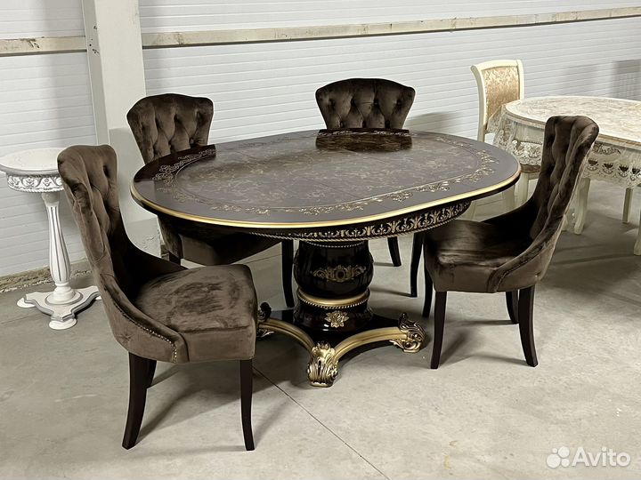 Круглый стол раздвижной в наличии СПб