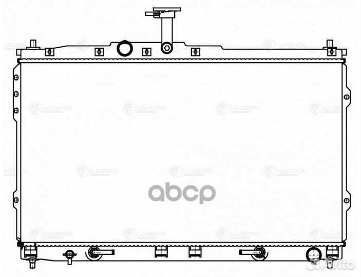 Радиатор hyundai H-1/starex 07- 2.5D/2.4 охлажд