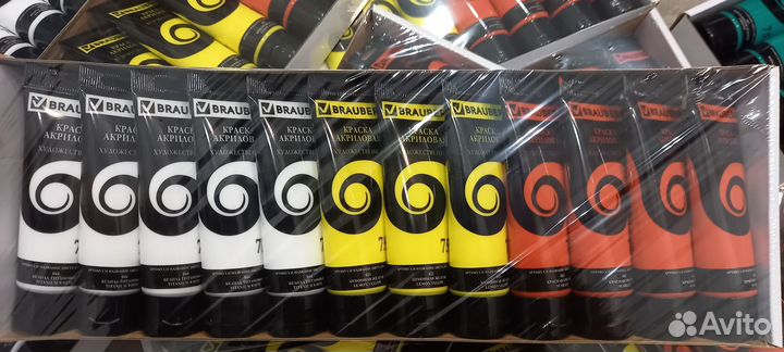 Краски акриловые художественные brauberg ART debut