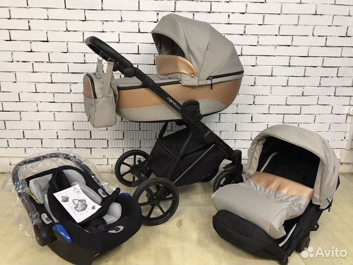 Коляска riko nano pro 3в1