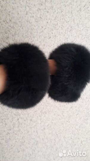 Меховой воротник песец