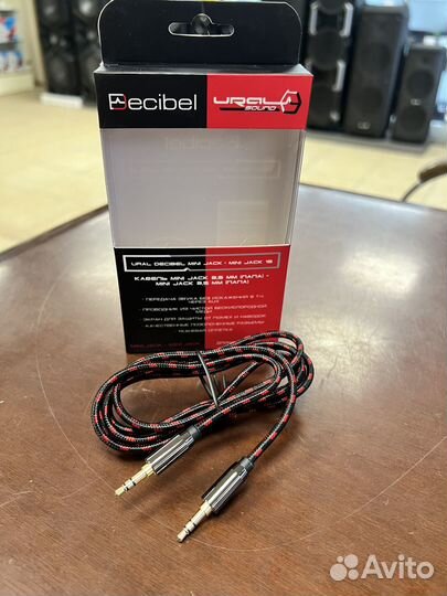 Кабель mini Jack 3.5 мм Aux Урал Decibel, медь