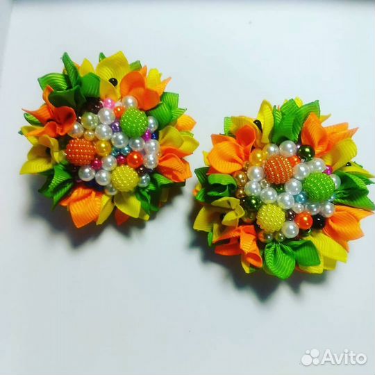 Бантики заколки ручной работы в наличии и на заказ