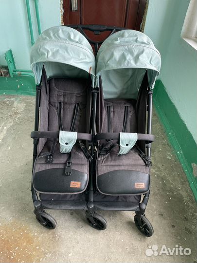 Коляска для двойни carrello presto duo