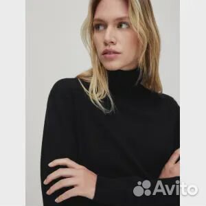 Свитер из шерсти и кашемира с высоким вырезом Mass