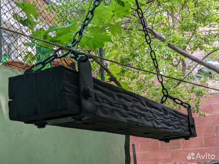 Люстра-лофт светильник из бруса