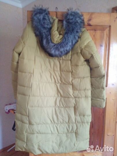 Пуховик женский длинный 52 54