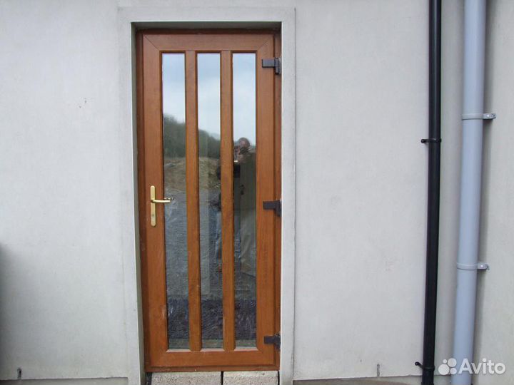 Металлопластиковые двери (дизайн индивидуальный)