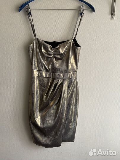 Платье zara s золотое