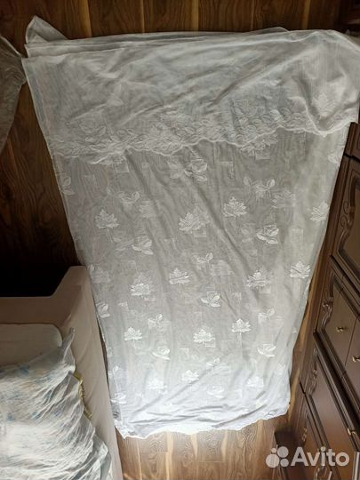 Тюль и атласные шторы