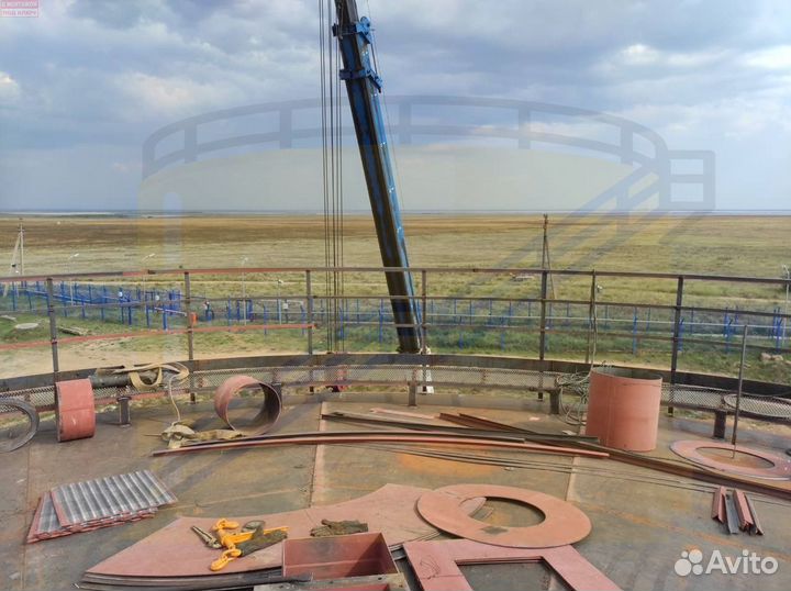 Резервуар Горизонтальный Стальной на заказ 100/40