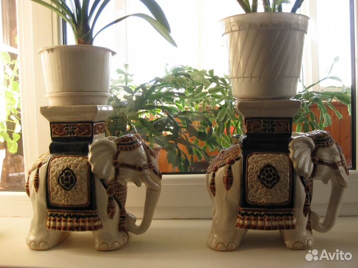 Слон подставка керамика Вьетнам 30*32