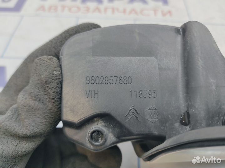 Лючок бензобака Citroen C4 II 1609763180. Царапина