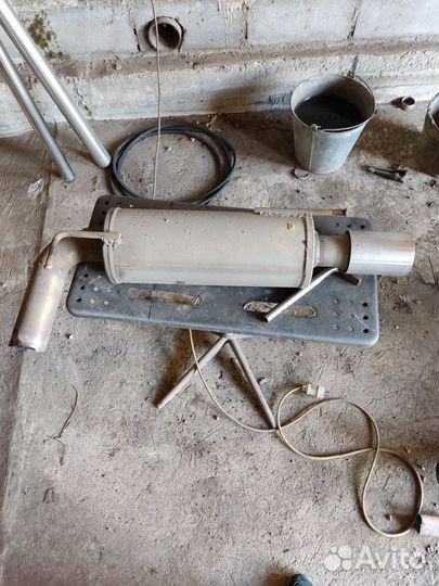 Глушитель прямоточный тойота камри