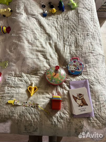 Детские игрушки малышу 0+ пакетом