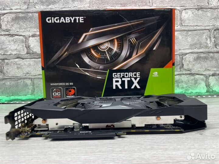 Видеокарта gigabyte GeForce RTX 2060 windforce OC