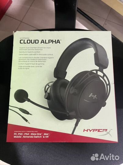 Наушники Hyperx cloud новые