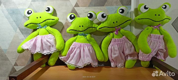 Лягушка ручная работа