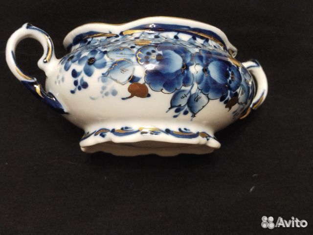 Сахарница фарфор Гжель Ваза СССР
