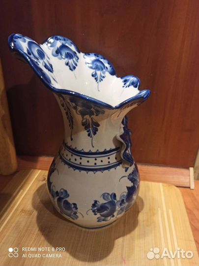 Ваза гжель Ангелина