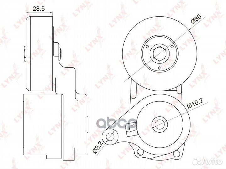 Натяжитель ремня навесного оборудования PT3024
