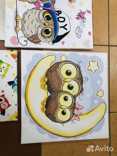 Набор картин на подрамнике