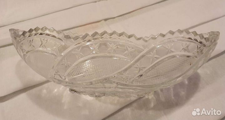 Хрустальная салатница, ваза для фруктов